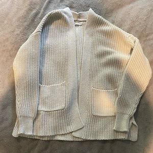 Aeropostale cream long cardigan